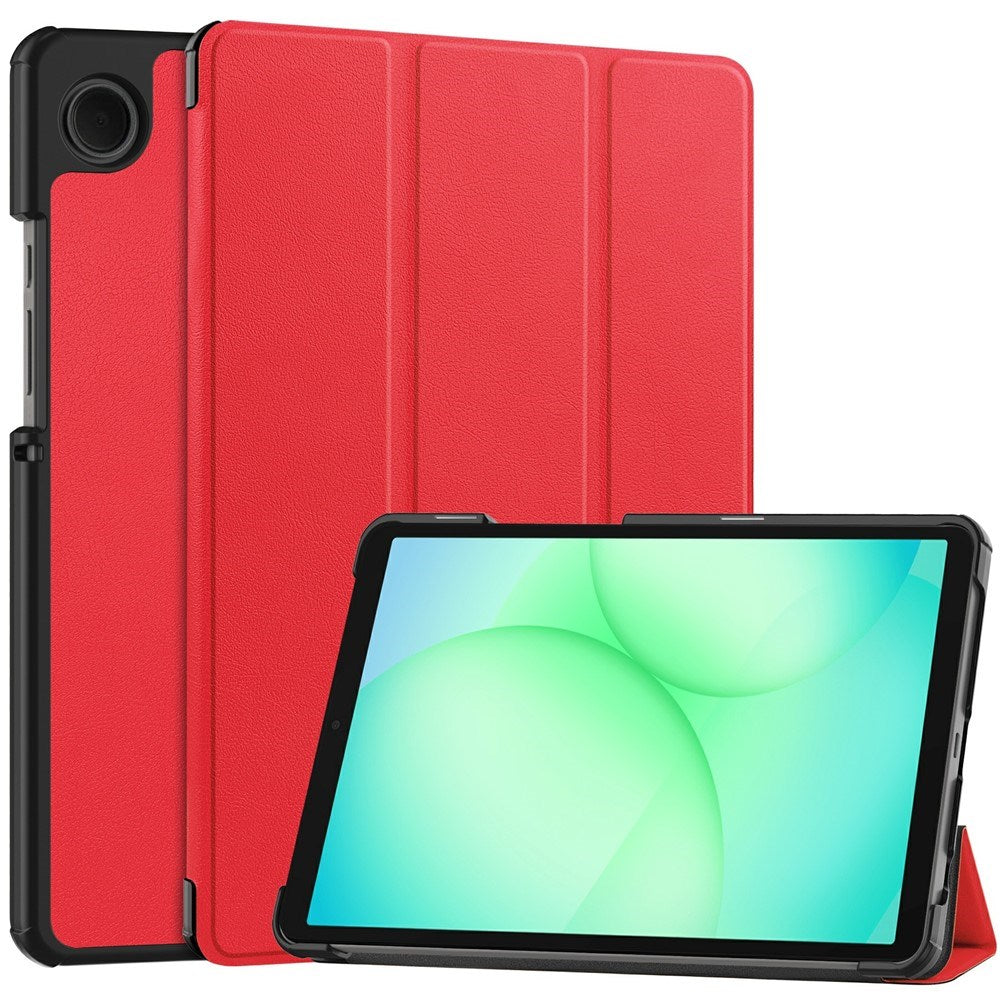 EIDERWOOD Samsung Galaxy Tab A11 Læder Tablet Cover m. Standerfunktion - Rød