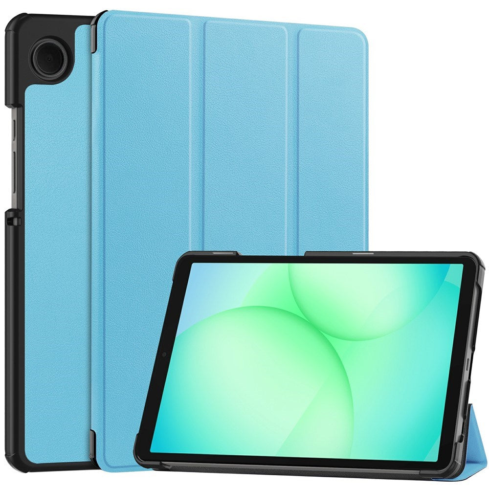 EIDERWOOD Samsung Galaxy Tab A11 Læder Tablet Cover m. Standerfunktion - Lyseblå