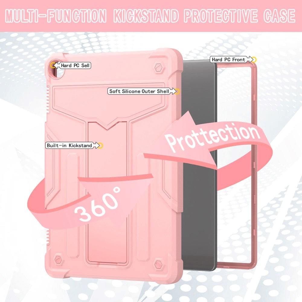 Lenovo Tab M10 (3. Gen) 10.1" (TB-328F/TB-328X) Håndværker Cover m. Ståfunktion - Lyserød