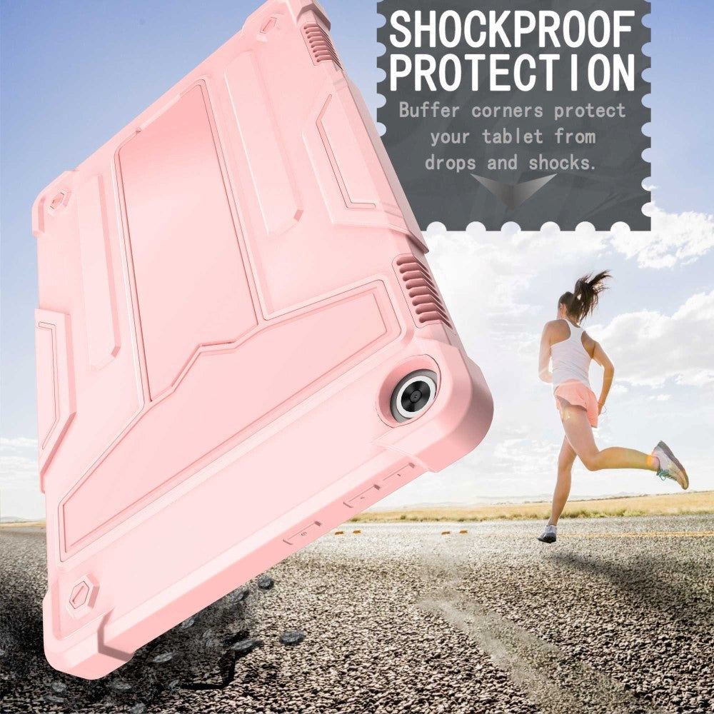 Lenovo Tab M10 (3. Gen) 10.1" (TB-328F/TB-328X) Håndværker Cover m. Ståfunktion - Lyserød