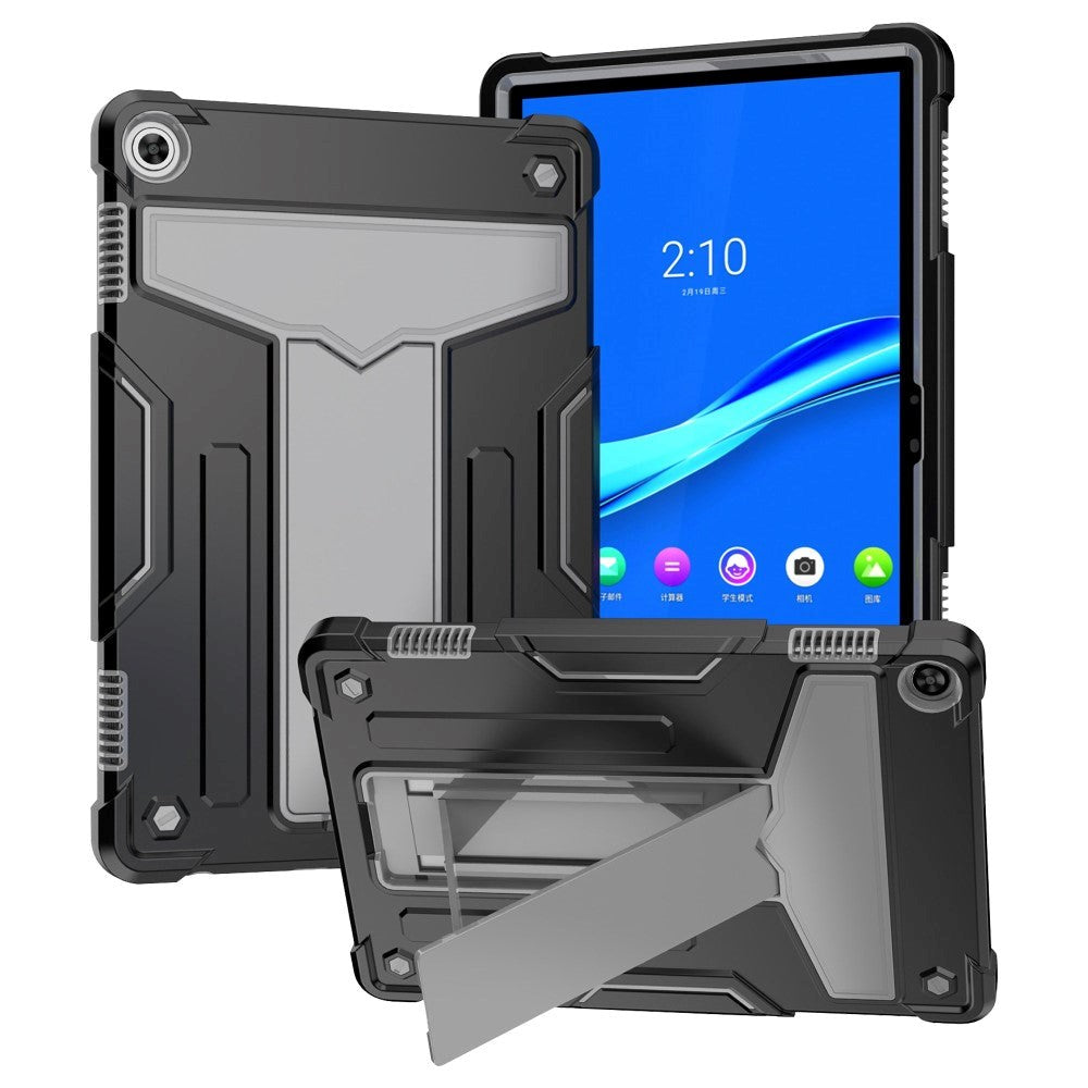 Lenovo Tab M10 (3. Gen) 10.1" (TB-328F/TB-328X) Håndværker Cover m. Ståfunktion - Sort / Grå