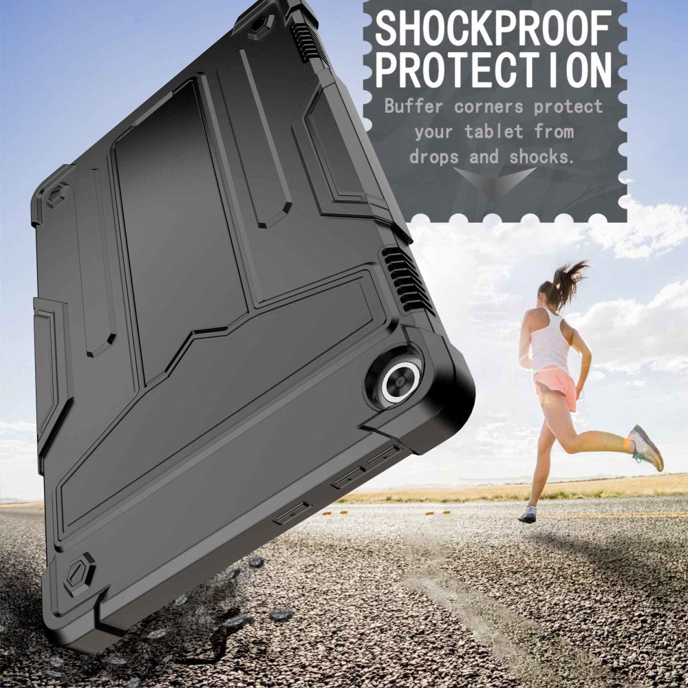 Lenovo Tab M10 (3. Gen) 10.1" (TB-328F/TB-328X) Håndværker Cover m. Ståfunktion - Sort