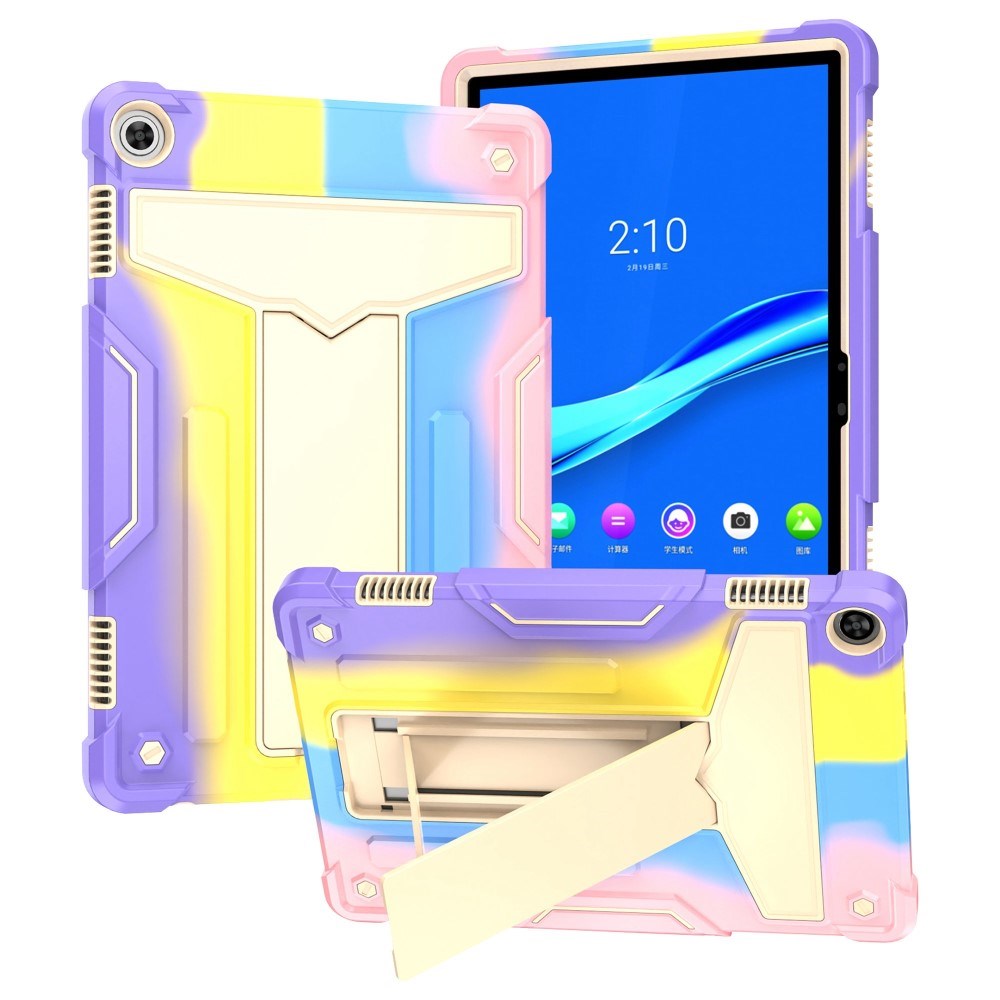 Lenovo Tab M10 (3. Gen) 10.1" (TB-328F/TB-328X) Håndværker Cover m. Ståfunktion - Regnbue