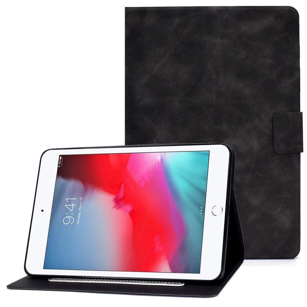 EIDERWOOD iPad Mini 4 / iPad Mini (2019) Læder Cover m. Kortholder - Sort