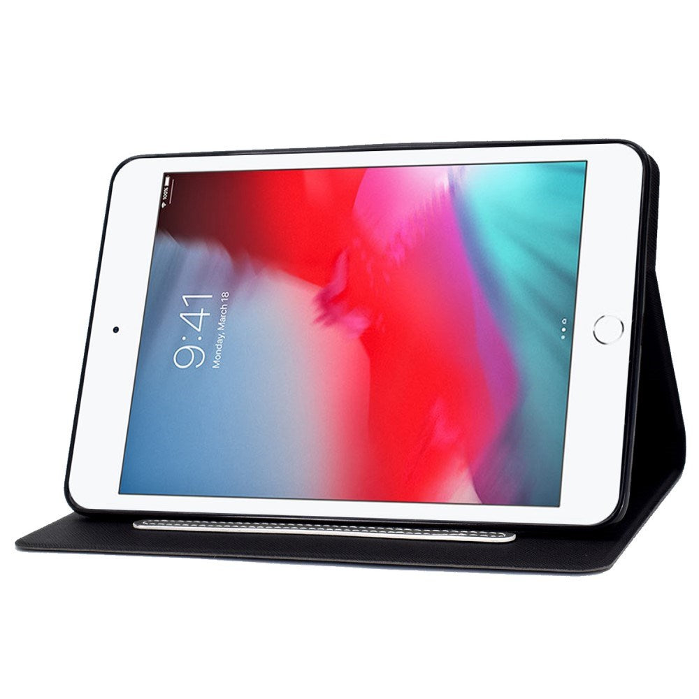 EIDERWOOD iPad Mini 4 / iPad Mini (2019) Læder Cover m. Kortholder - Sort