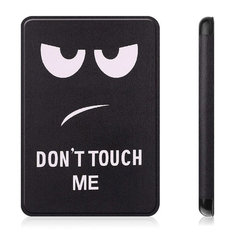 Amazon Kindle 11th Generation (2022) Kunstlæder Kindle Cover m. Vågeblus Funktion - "Don't Touch Me"