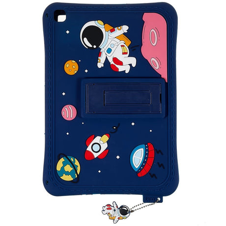 EIDERWOOD Samsung Galaxy Tab S6 Lite (2020-2024) Børne Tablet Cover m. Stander & Cartoon - Mørkeblå