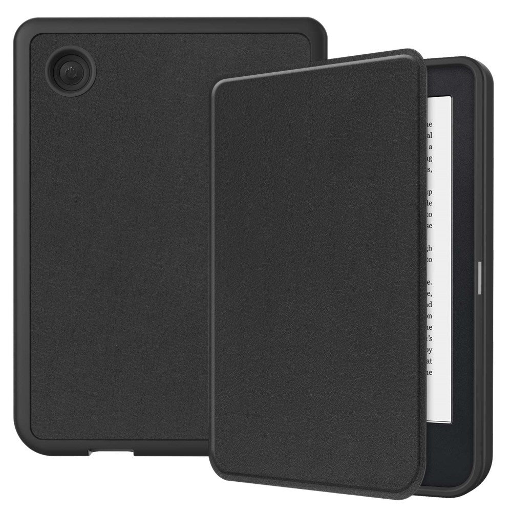 Kobo Clara 2E Kunstlæder Tablet Cover - Sort