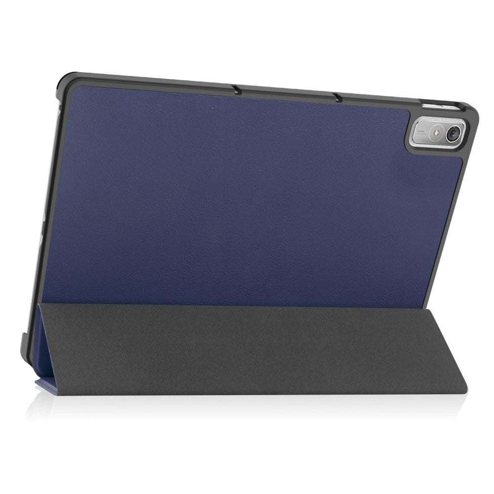 Lenovo Tab P11 Gen. 2 Tri-fold Læder Tablet Cover m. Vågeblus Funktion - Blå