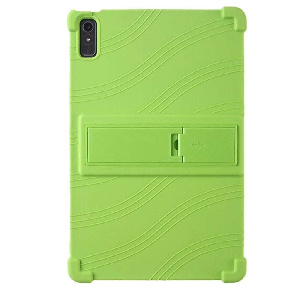 Lenovo Tab P11 Gen. 2 Plus Silikone Tablet Cover m. Ståfunktion - Grøn