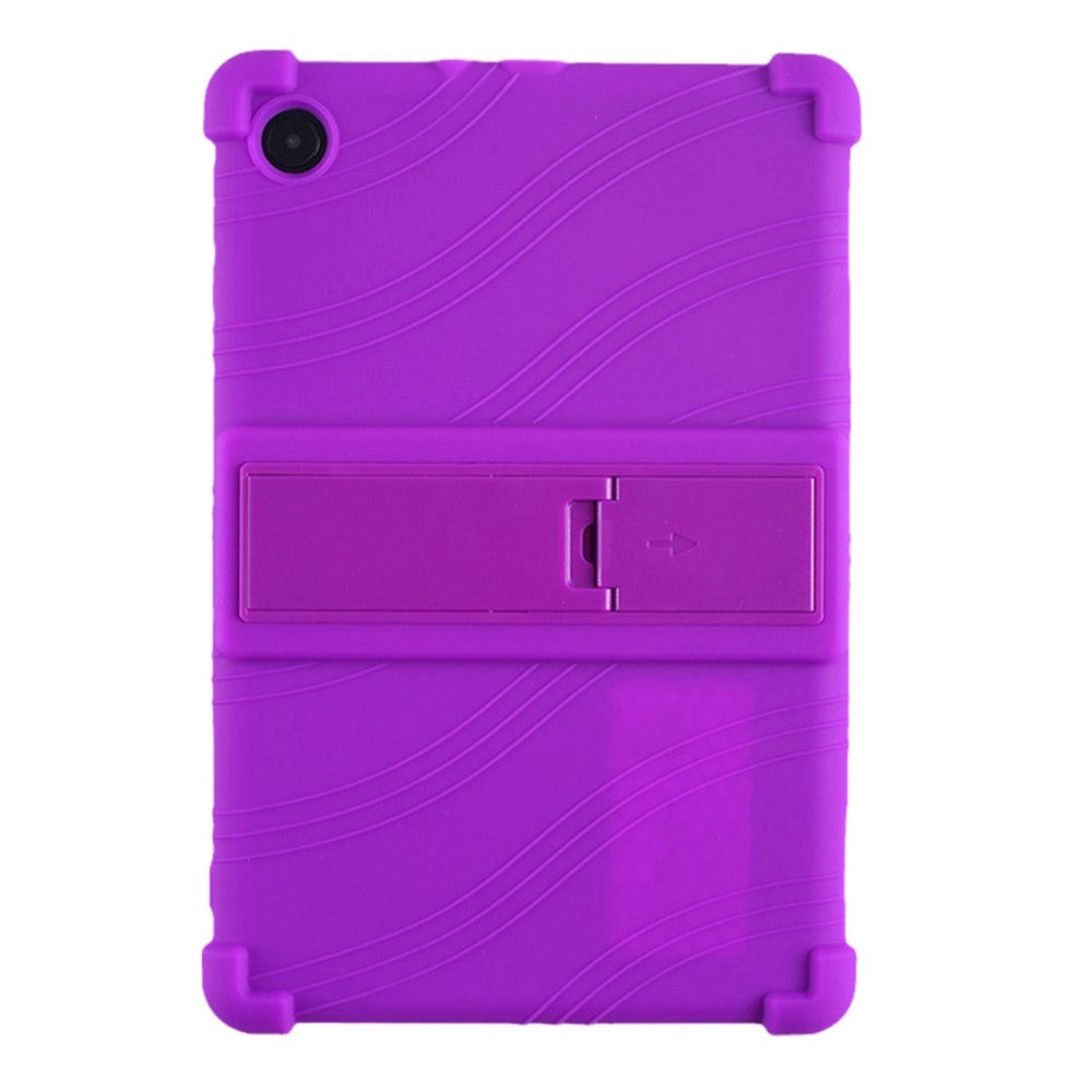 TCL Tab 10L Silikone Tablet Cover m. Ståfunktion - Lilla