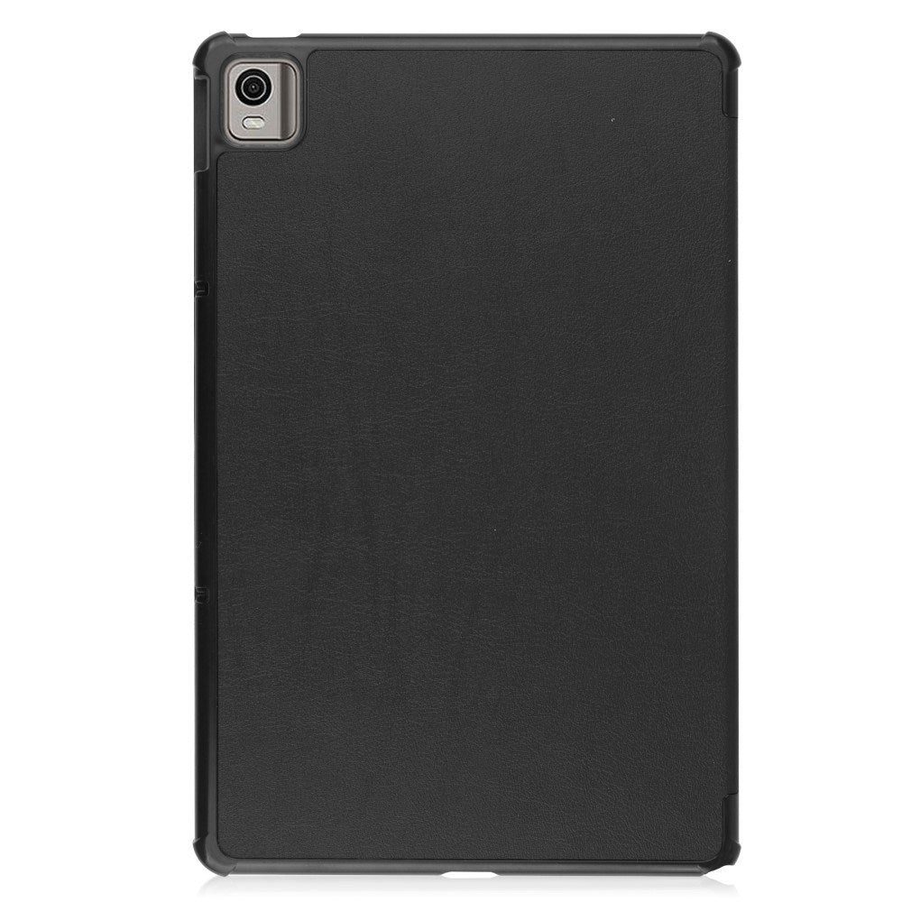 EIDERWOOD Nokia T21 Tri-Fold Læder Tablet Cover m. Standerfunktion - Sort
