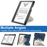 Amazon Kindle Scribe 11th Generation (2022) Læder Origami Cover m. Pen Holder - Kat