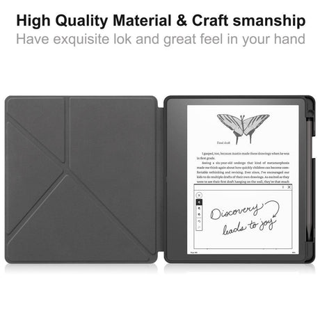 Amazon Kindle Scribe 11th Generation (2022) Læder Origami Cover m. Pen Holder - Galakse