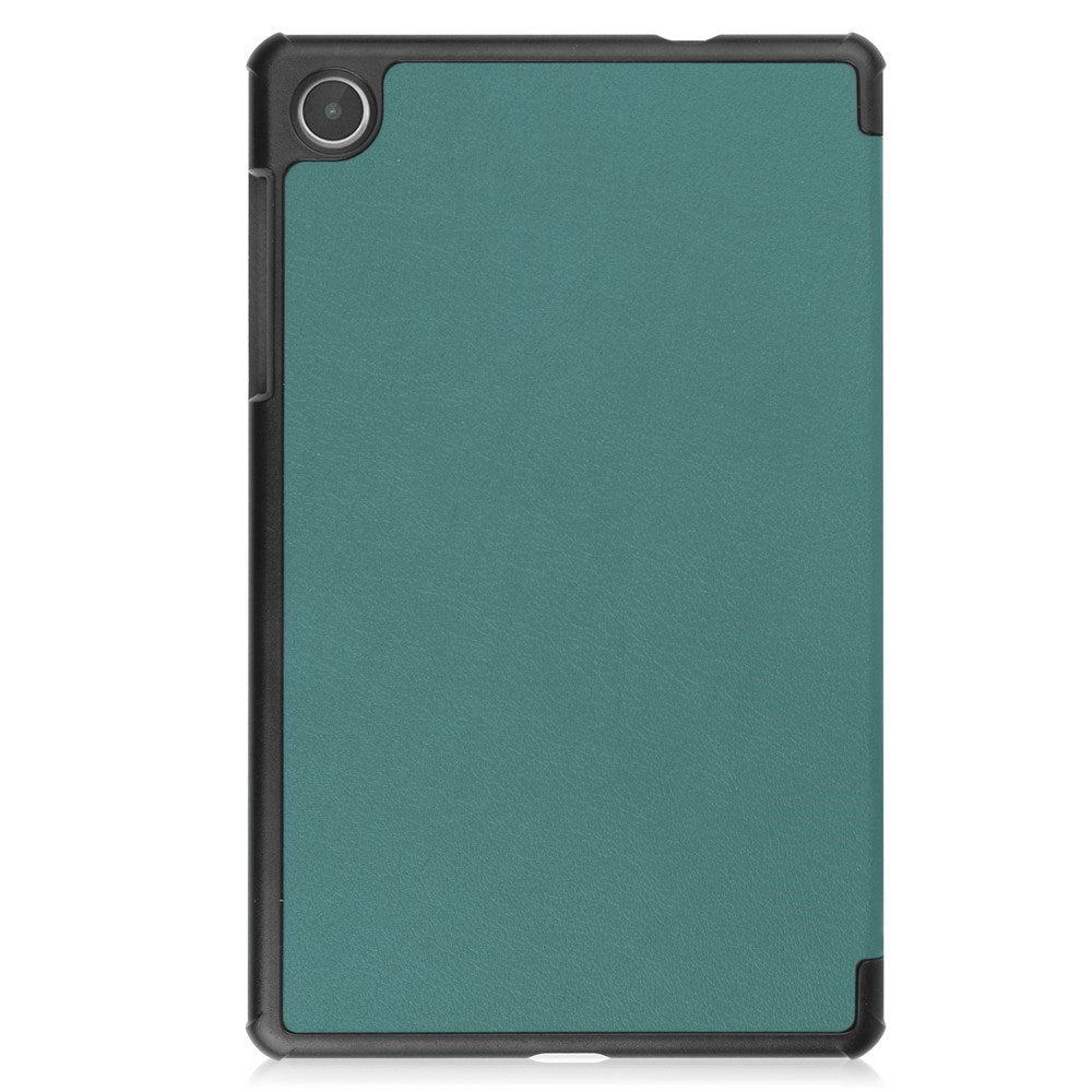 Lenovo Tab M8 (4. Gen.) - EIDERWOOD Tri-Fold Kunstlæder Flip Cover - Grøn