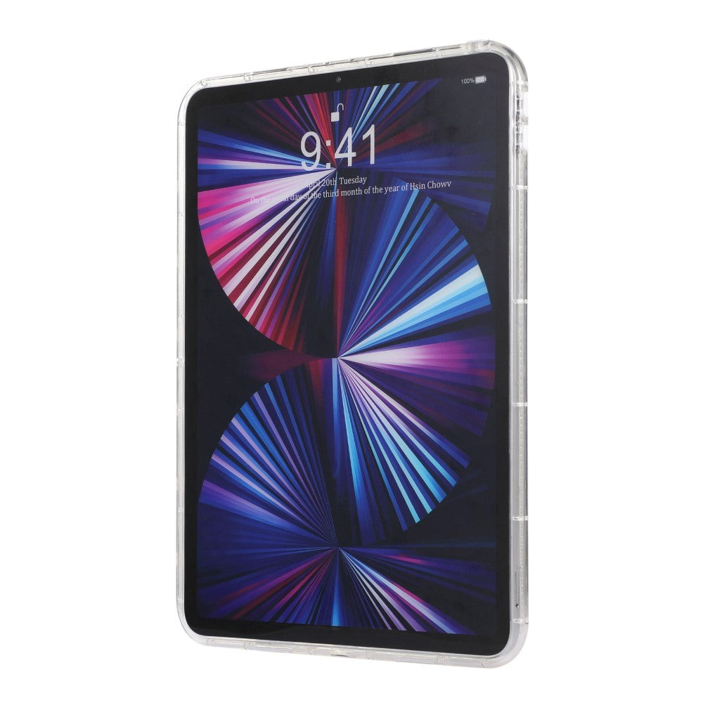 iPad Pro 11" (2022 / 2021 / 2020 / 2018) Fleksibelt Plastik Tablet Cover - Riller - Gennemsigtig