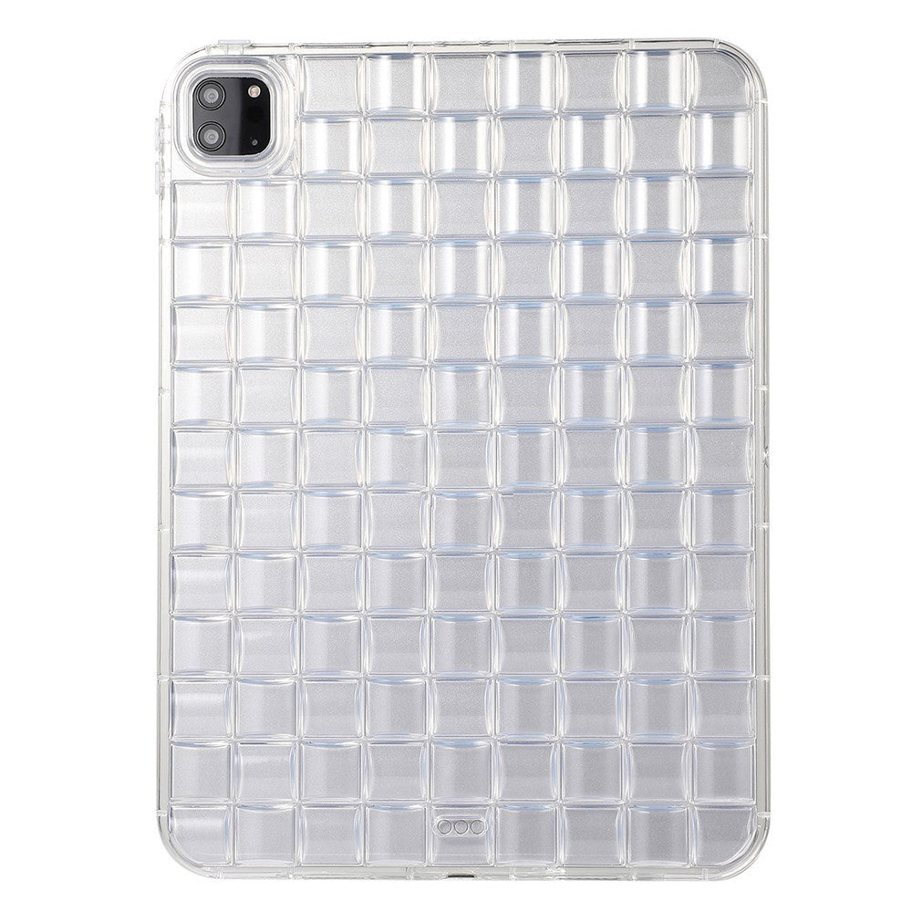 iPad Pro 11" (2022 / 2021 / 2020 / 2018) Fleksibelt Plastik Tablet Cover - Flet Design - Gennemsigtig