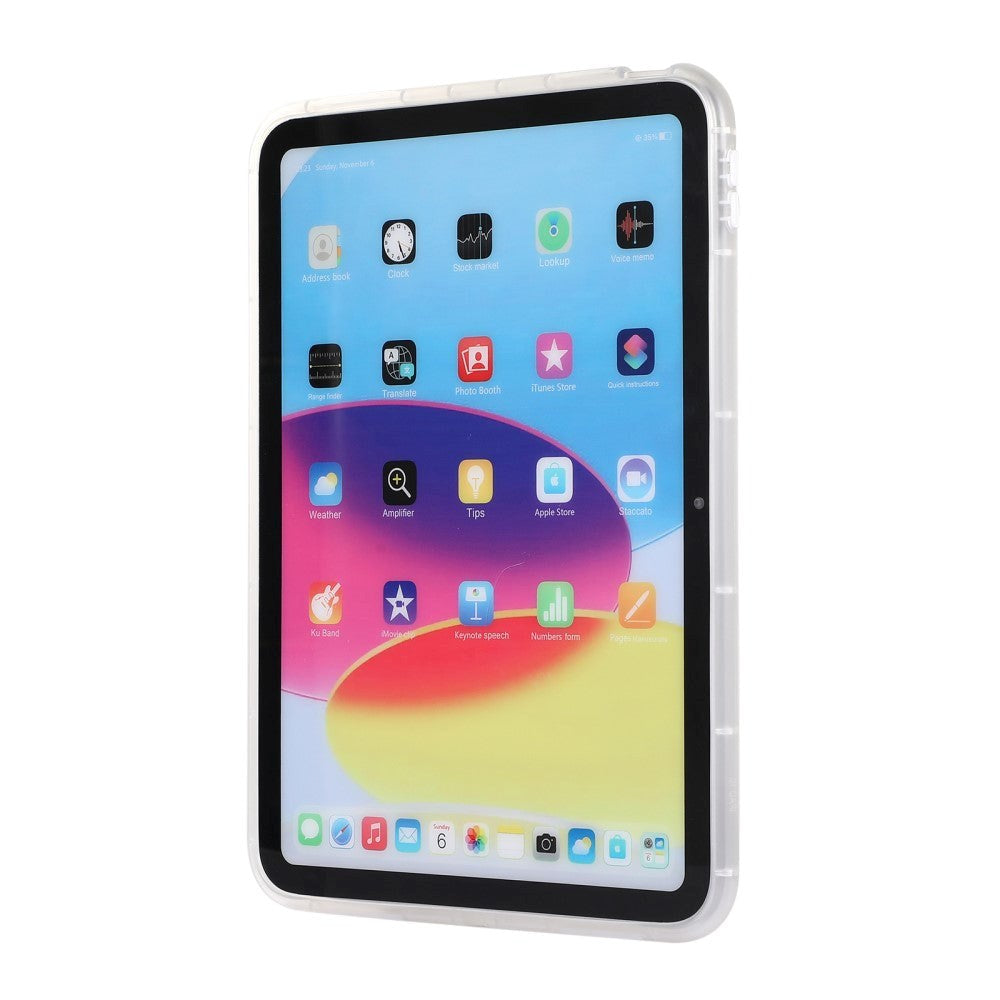 iPad 10.9" (2022) Fleksibelt Plastik Tablet Cover - Gennemsigtig