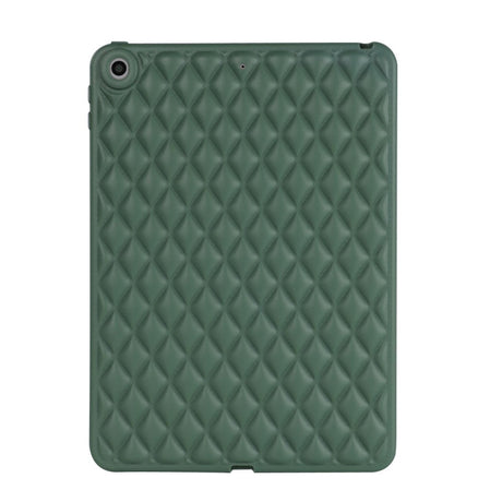 iPad 9.7 (2018-2017) / iPad Air 2 Fleksibelt Plastik Tablet Cover - Rhombe Design - Grøn