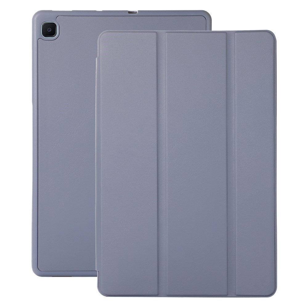 Samsung Galaxy Tab S6 Lite (2020-2024) Magnetisk Tri-Fold Læder Tablet Cover m. Pencil Holder - Lilla