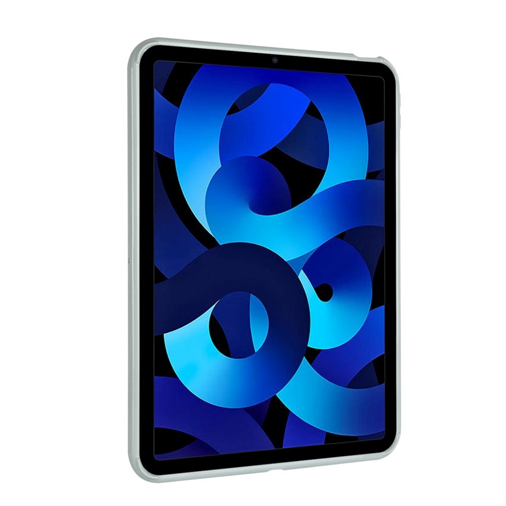 iPad Air (2019) / iPad Pro 10.5" Plastik Bagside Cover - Bølget Design - Grå