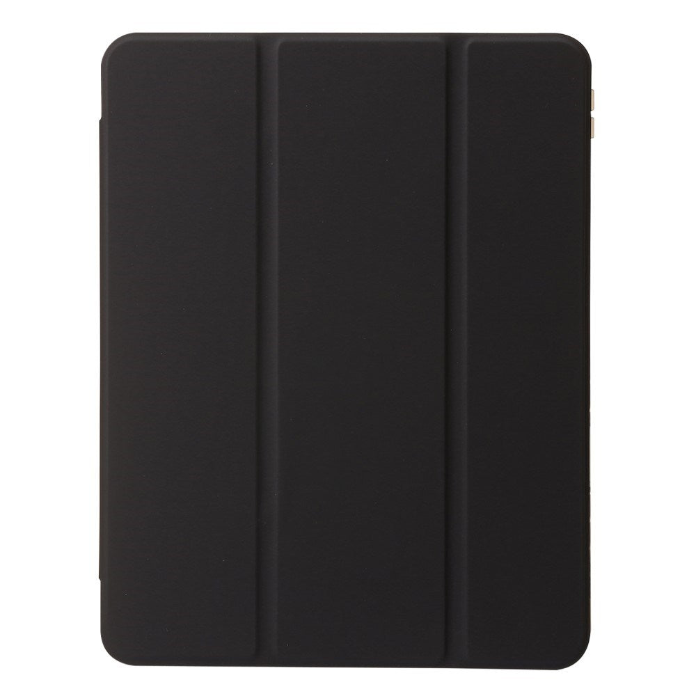 EIDERWOOD iPad 10.9" (2022) Tri-Fold Kunst Læder Tablet Cover m. Apple Pencil Holder - Sort