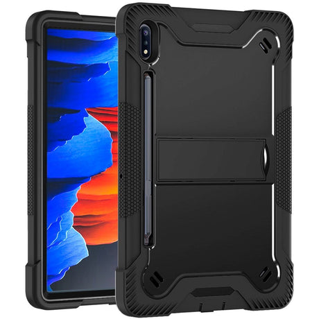 Samsung Galaxy Tab S8 Ultra Hybrid Håndværker Tablet Cover m. Penholder & Standerfunktion - Sort