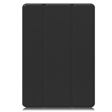 Samsung Galaxy Tab S9+ (Plus) Magnetisk Tri-Fold Læder Tablet Cover m. Pencil Holder - Sort