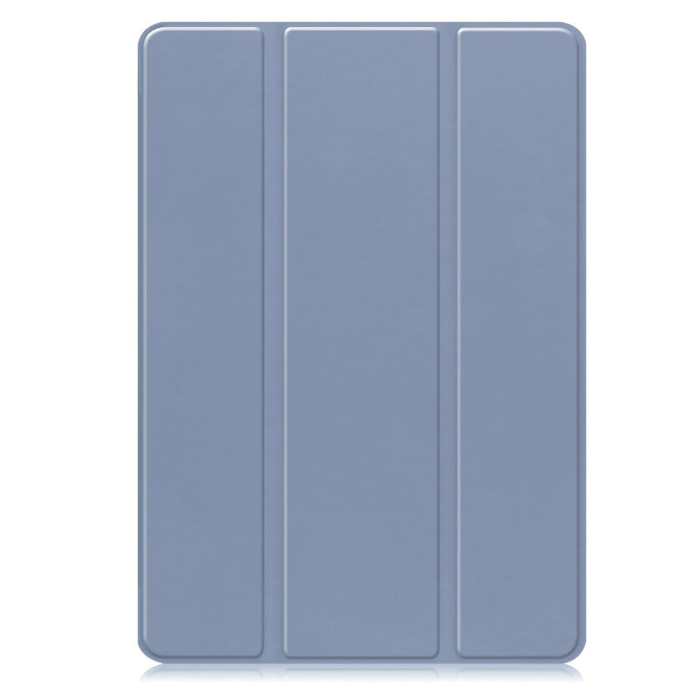 Samsung Galaxy Tab S9+ (Plus) Magnetisk Tri-Fold Læder Tablet Cover m. Pencil Holder - Blå