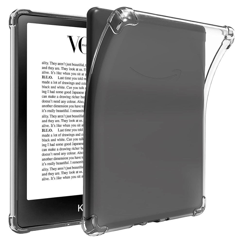Amazon Kindle Paperwhite 5 11th Generation (2021) Fleksibelt Plastik Kindle Cover - Gennemsigtig