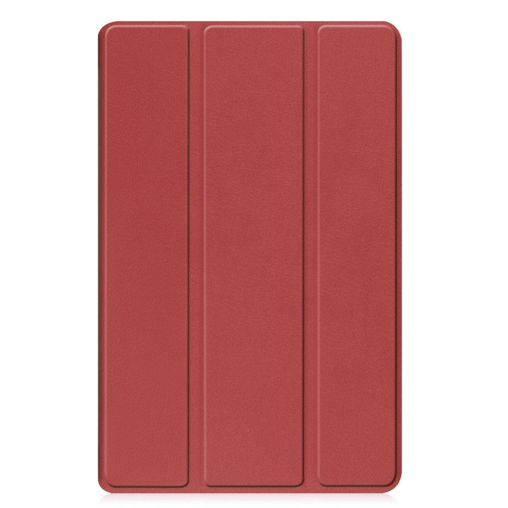 Samsung Galaxy Tab A9 Tri-Fold Læder Tablet Cover m. Standerfunktion - Rød