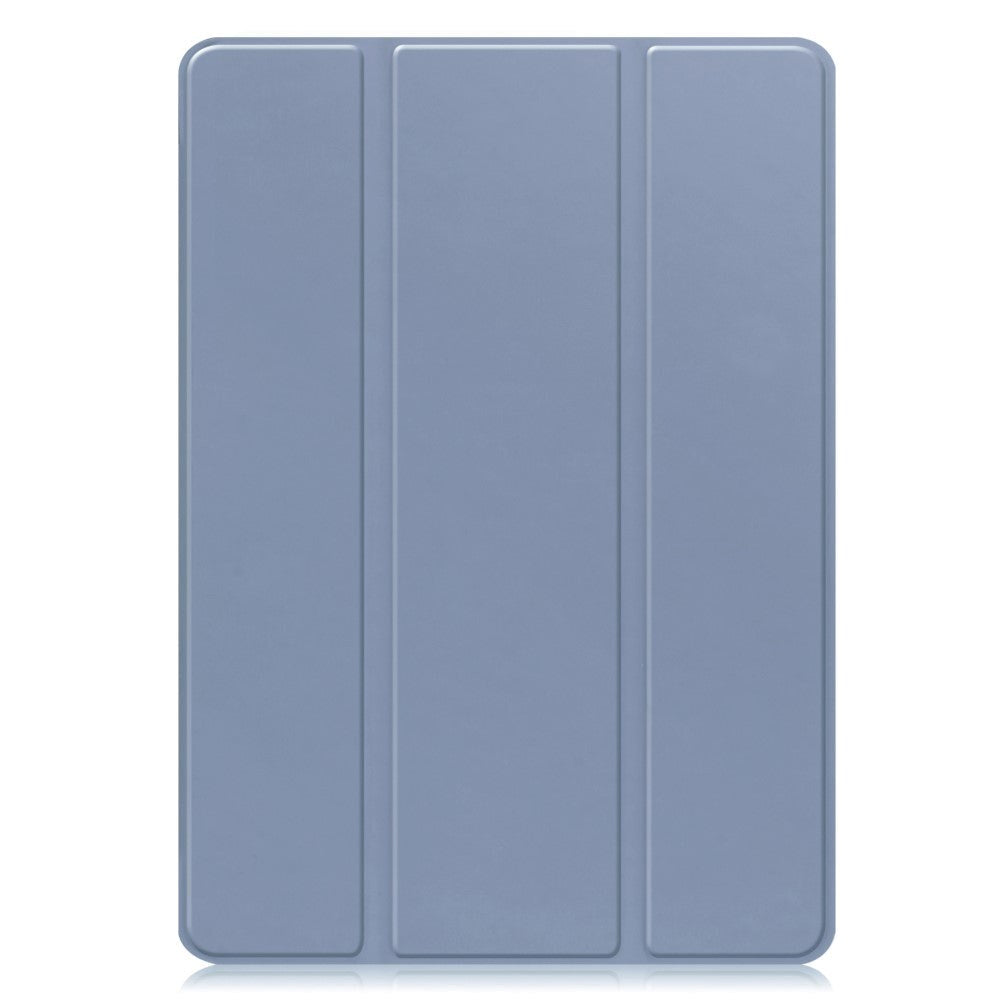 Samsung Galaxy Tab S10 FE / S9 FE Magnetisk Tri-Fold Læder Tablet Cover m. Pencil Holder - Lilla