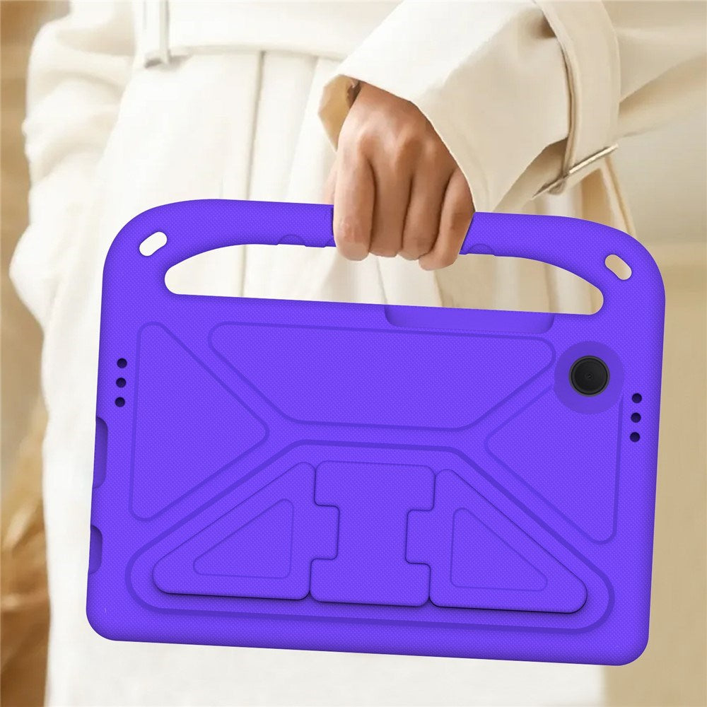 EIDERWOOD Samsung Galaxy Tab A11 / A9 Børnecover med Kickstand og Håndtag - Lilla