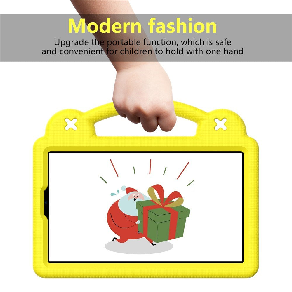 EIDERWOOD Samsung Galaxy Tab A11 / A9 Børnecover med Kickstand og Håndtag - Gul