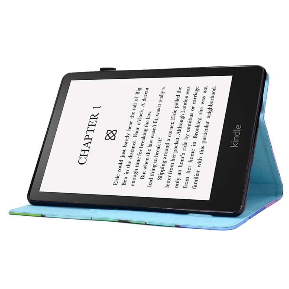 Amazon Kindle 11th Generation (2022) Læder Tablet Cover m. Ståfunktion & Kortholder - Corgi