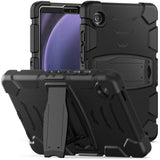 Samsung Galaxy Tab A9 Håndværker Tablet Cover m. Kickstand - Sort