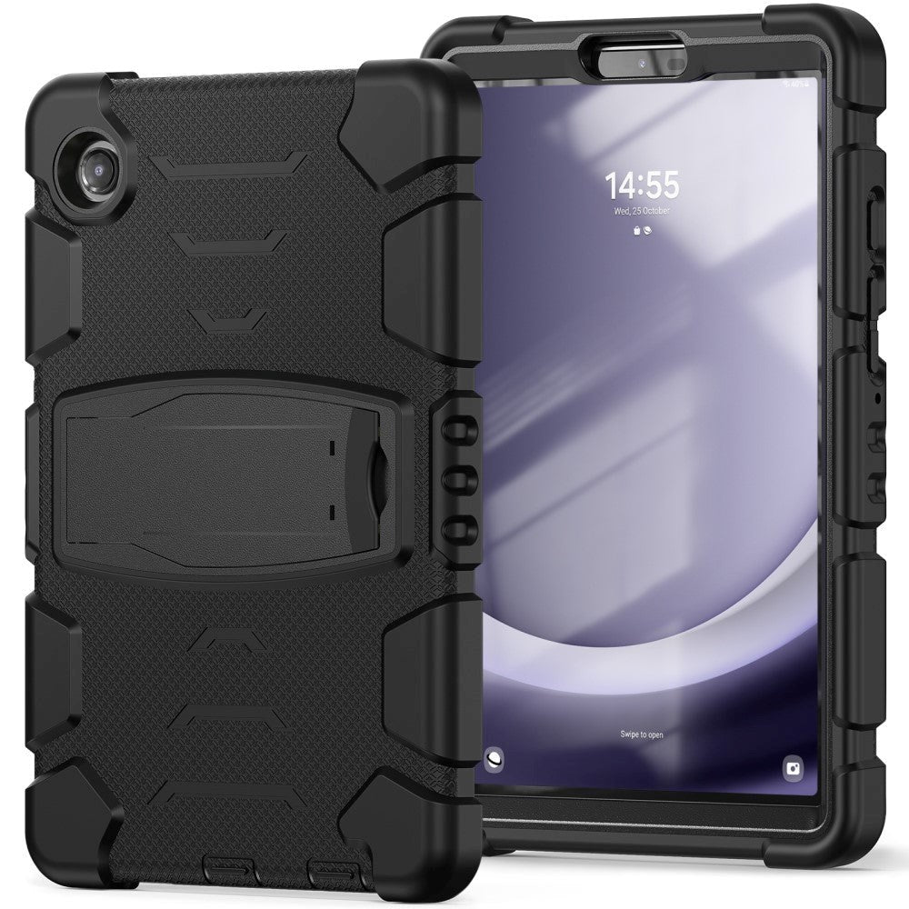 Samsung Galaxy Tab A9 Håndværker Tablet Cover m. Kickstand - Sort