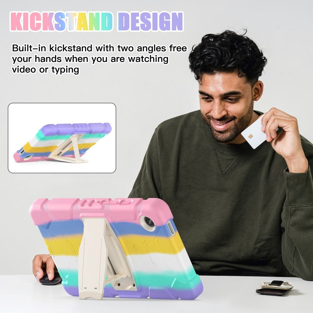 Samsung Galaxy Tab A9 Håndværker Tablet Cover m. Kickstand - Multi