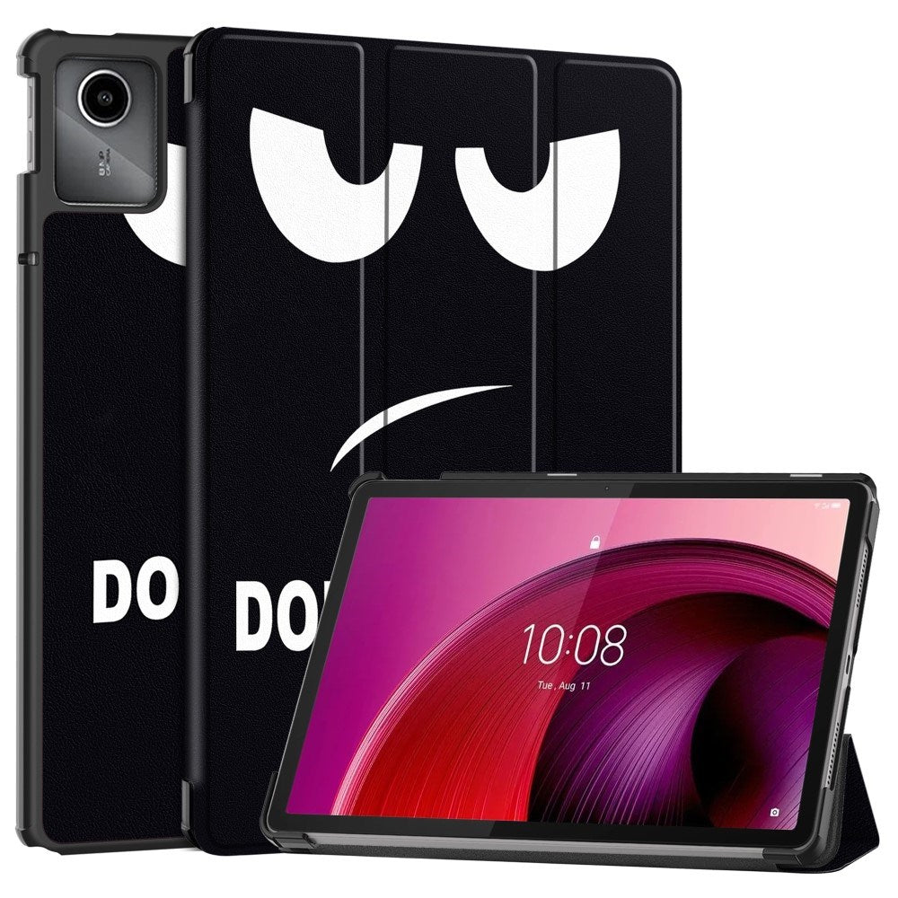 EIDERWOOD Lenovo Tab M11 Tri-Fold Kunstlæder Tablet Cover m. Vågeblus Funktion - "Don't Touch Me"