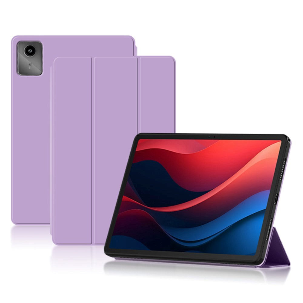Lenovo Tab M11 Tri-Fold Læder Tablet Cover - Lilla