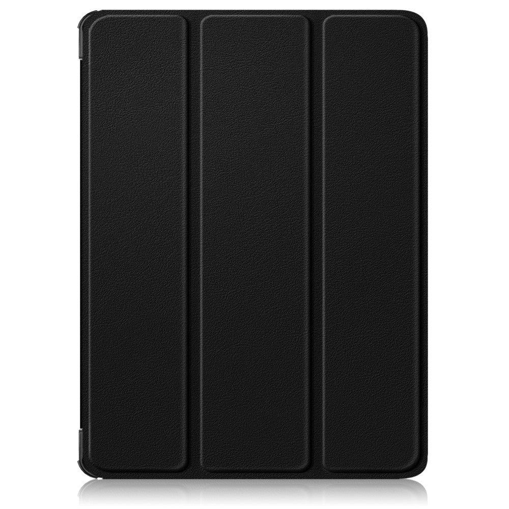 OnePlus Pad Go Tri-Fold Læder Tablet Cover m. Standerfunktion - Sort