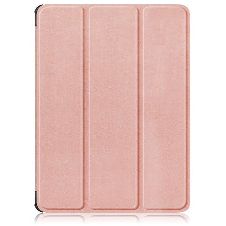 OnePlus Pad Go Tri-Fold Læder Tablet Cover m. Standerfunktion - Rose Gold