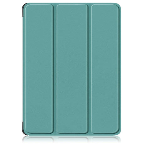 OnePlus Pad Go Tri-Fold Læder Tablet Cover m. Standerfunktion - Turkis