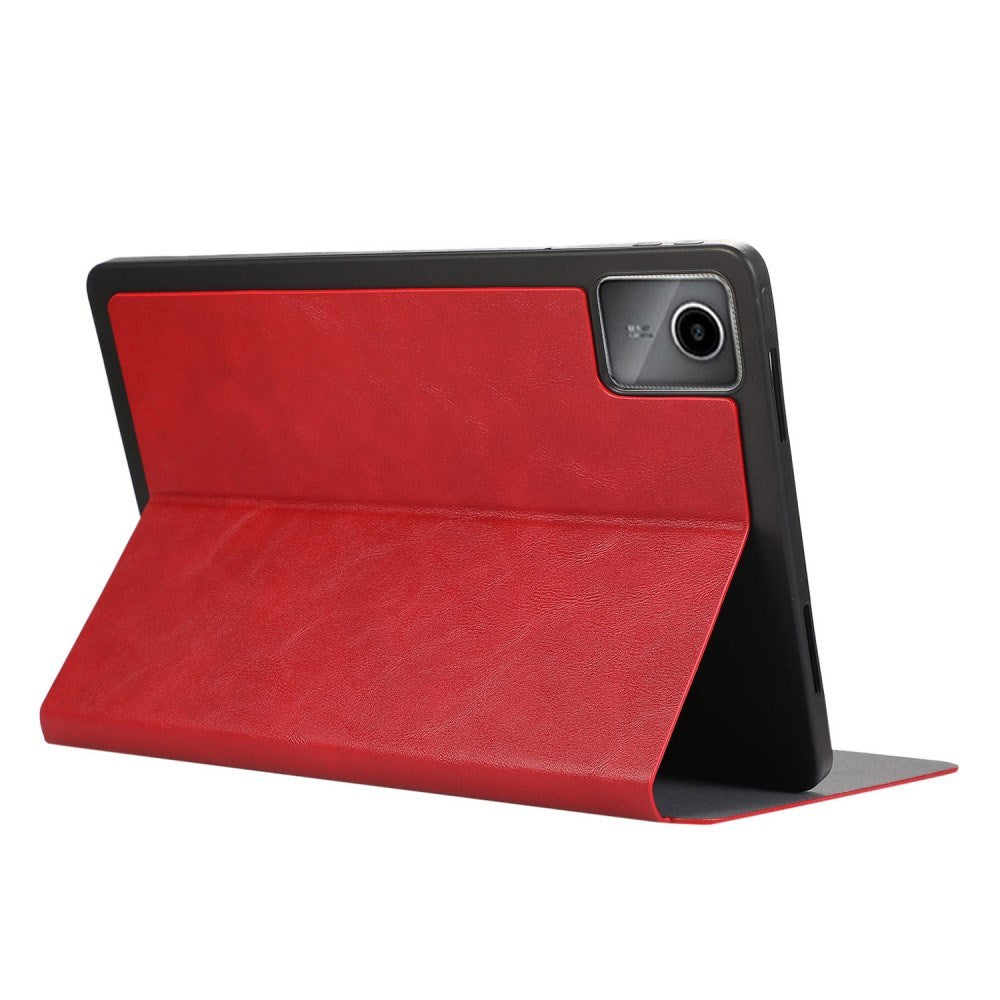 EIDERWOOD Lenovo Tab M11 Læder Tablet Cover m. Ståfunktion - Rød