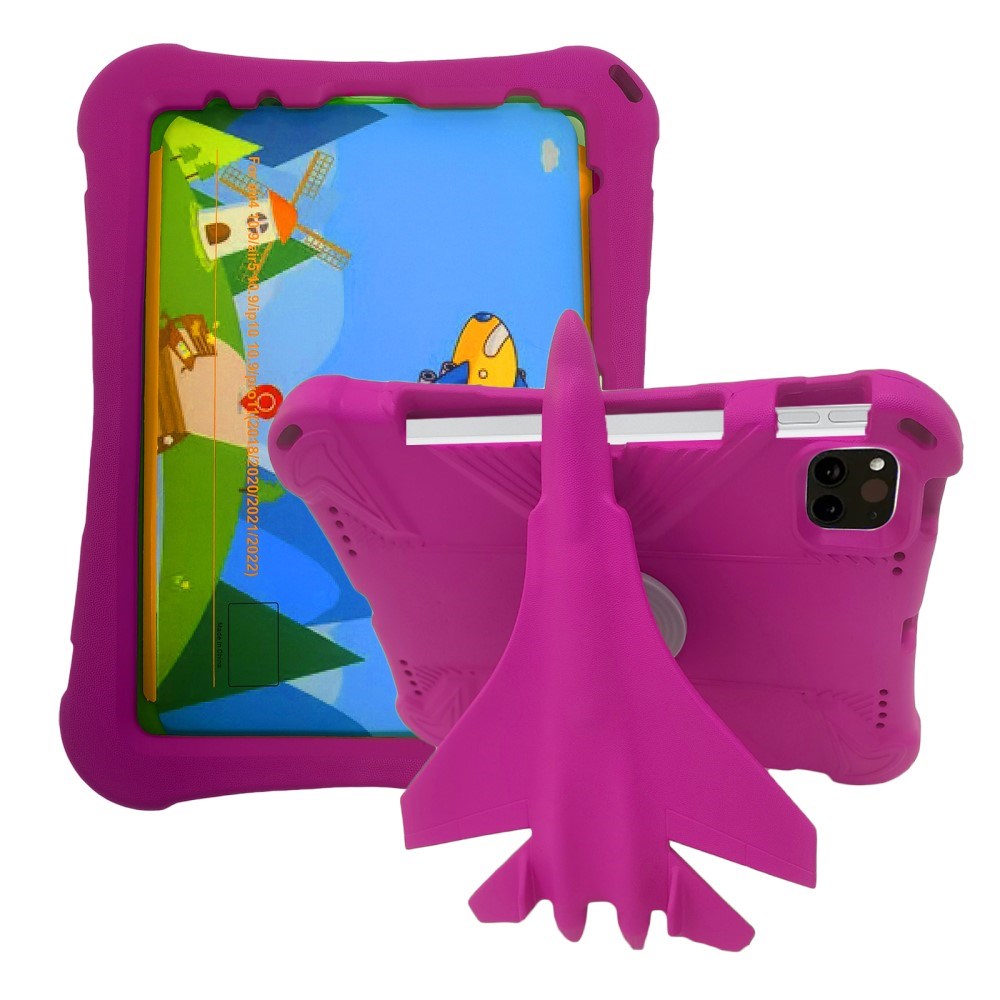 EIDERWOOD iPad Air (2022 / 2020) / Pro 11 (2022 / 2021 / 2020 / 2018) - Airplane 360 Degree Position Cover - Pink