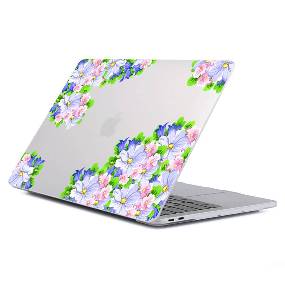 MacBook Air 15" M2/M3/M4 (2023-2025) Plastik Laptop Cover - Blomster
