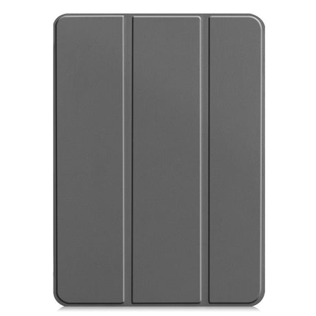 EIDERWOOD iPad Pro 11" (2024) Tri-Fold Læder Tablet Cover - Grå