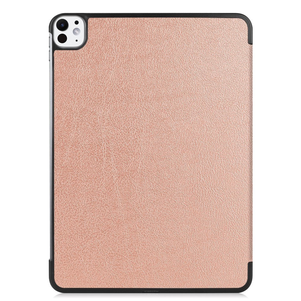 EIDERWOOD iPad Pro 11" (2025 / 2024) Tri-Fold Læder Tablet Cover - Rose Gold