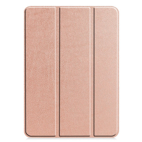 EIDERWOOD iPad Pro 11" (2024) Tri-Fold Læder Tablet Cover - Rose Gold