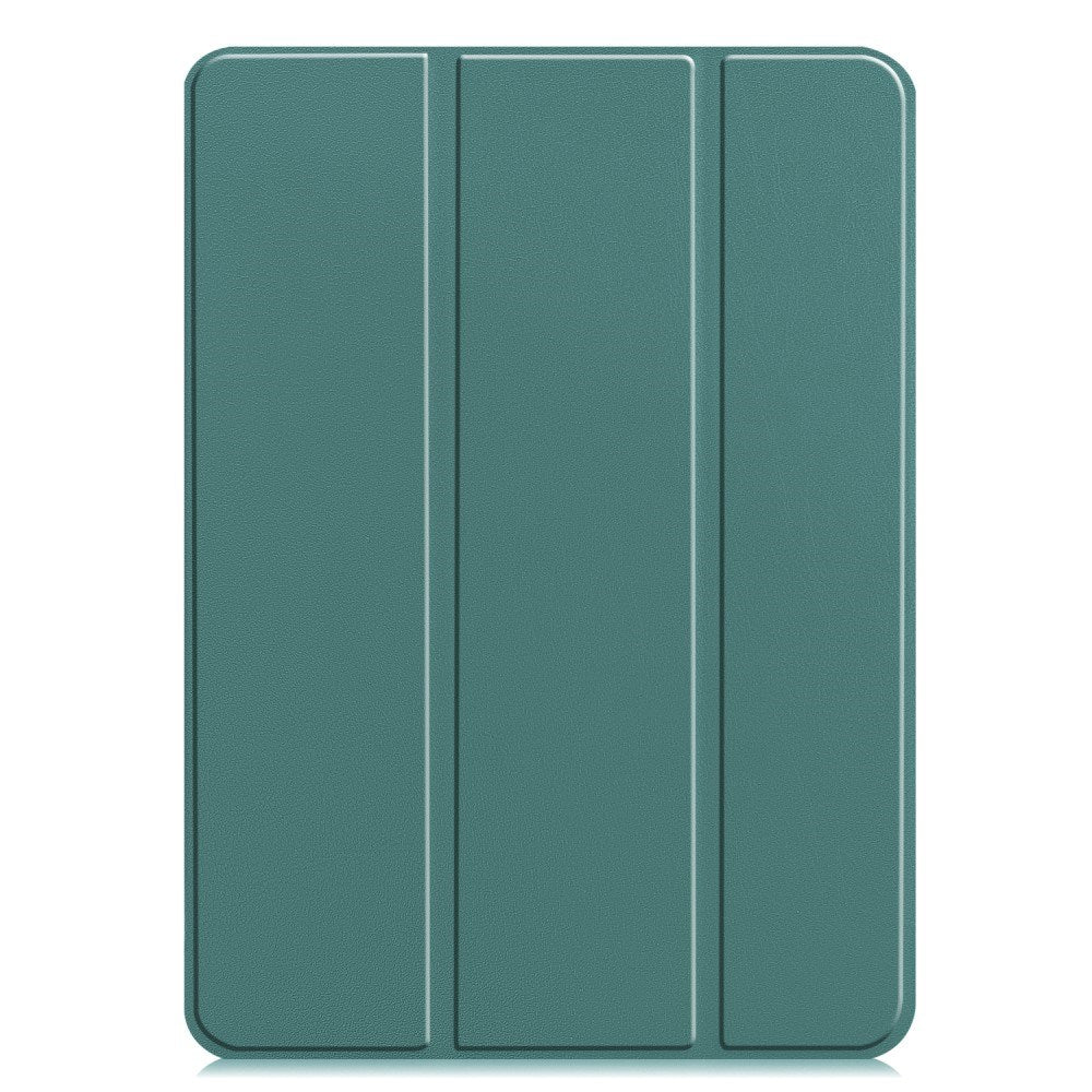 EIDERWOOD iPad Pro 11" (2025 / 2024) Tri-Fold Læder Tablet Cover - Grøn